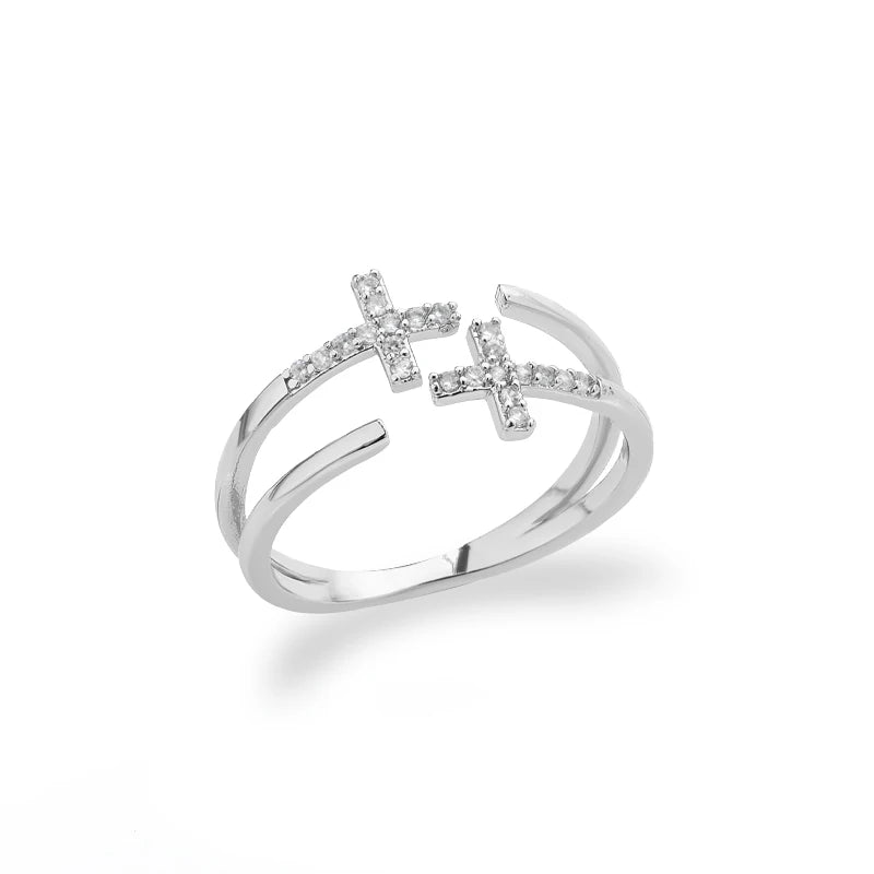 Eternal Promise Cross Ring