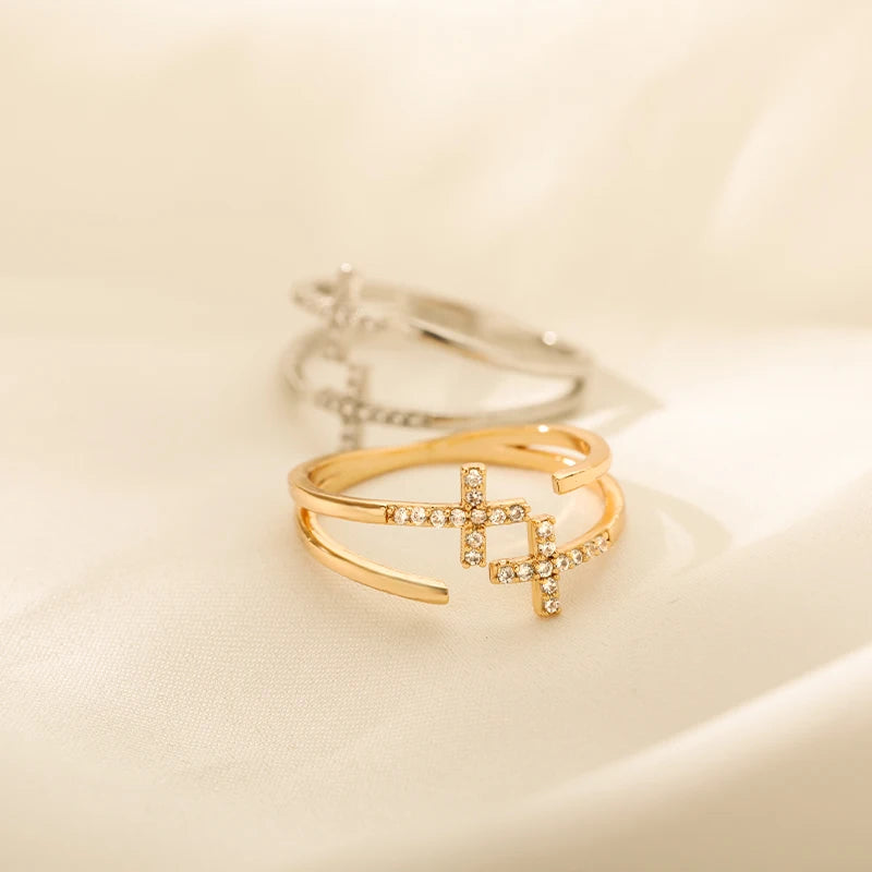 Eternal Promise Cross Ring